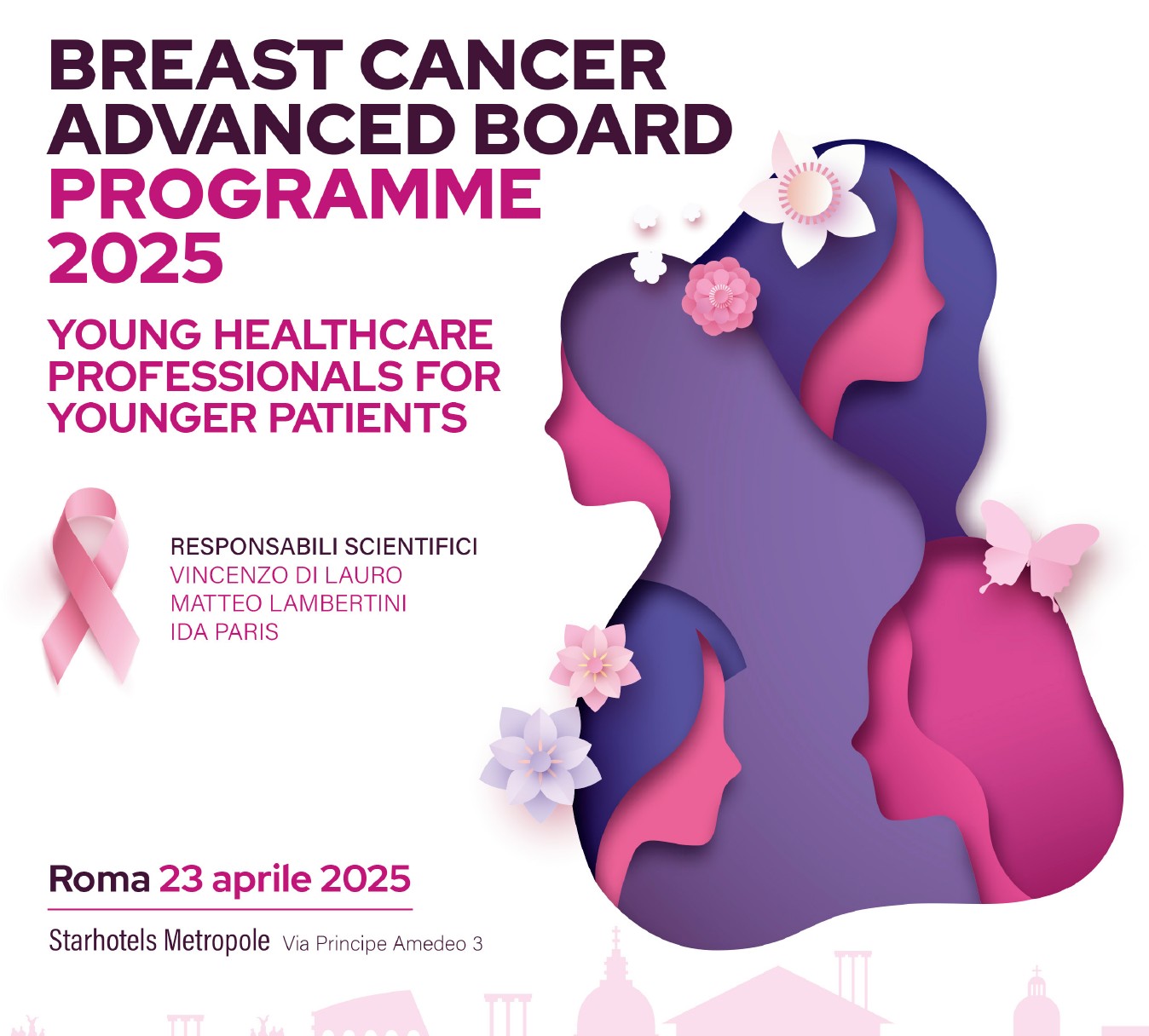BREAST CANCER ADVANCED BOARD PROGRAMME 2025. YOUNG HEALTHCARE PROFESSIONALS FOR YOUNGER PATIENTS