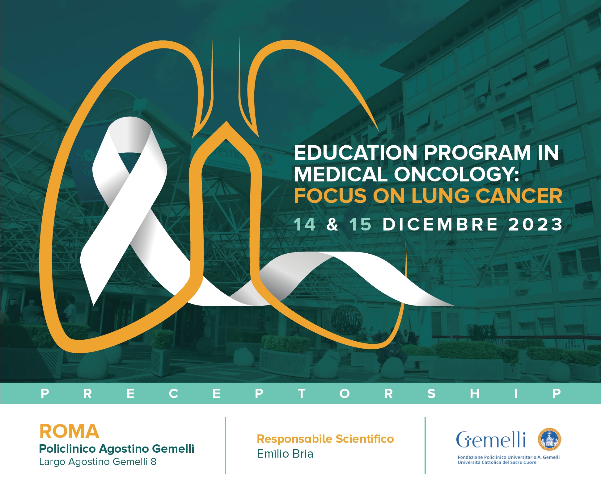EDUCATION PROGRAM IN MEDICAL ONCOLOGY: FOCUS ON LUNG CANCER