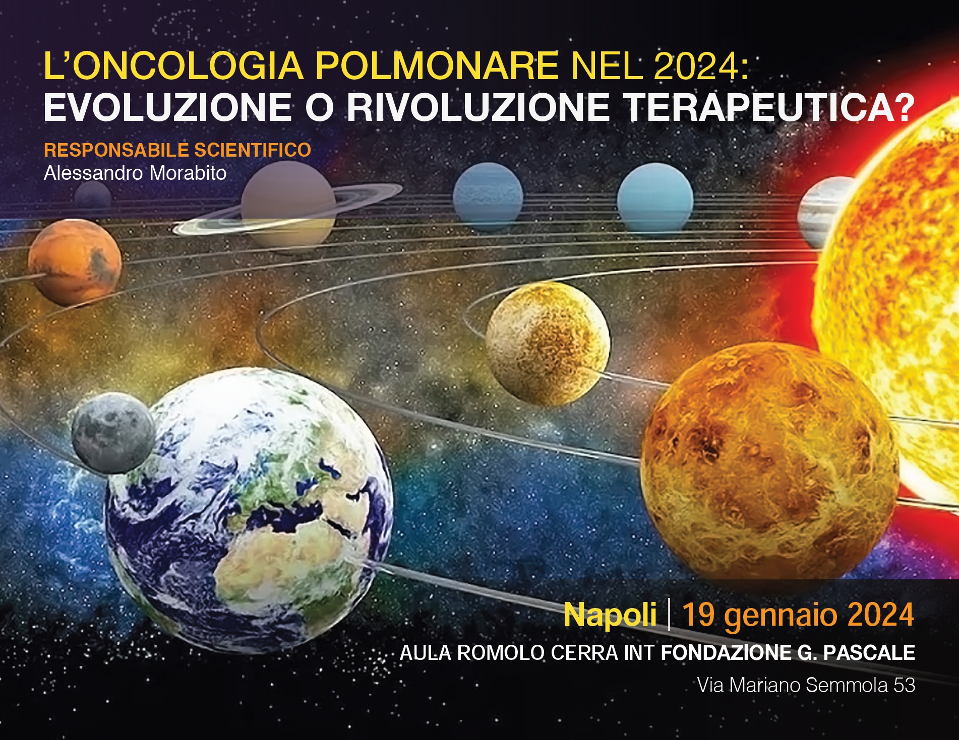 RESIDENZIALE - L'ONCOLOGIA POLMONARE NEL 2024: EVOLUZIONE O RIVOLUZIONE TERAPEUTICA?