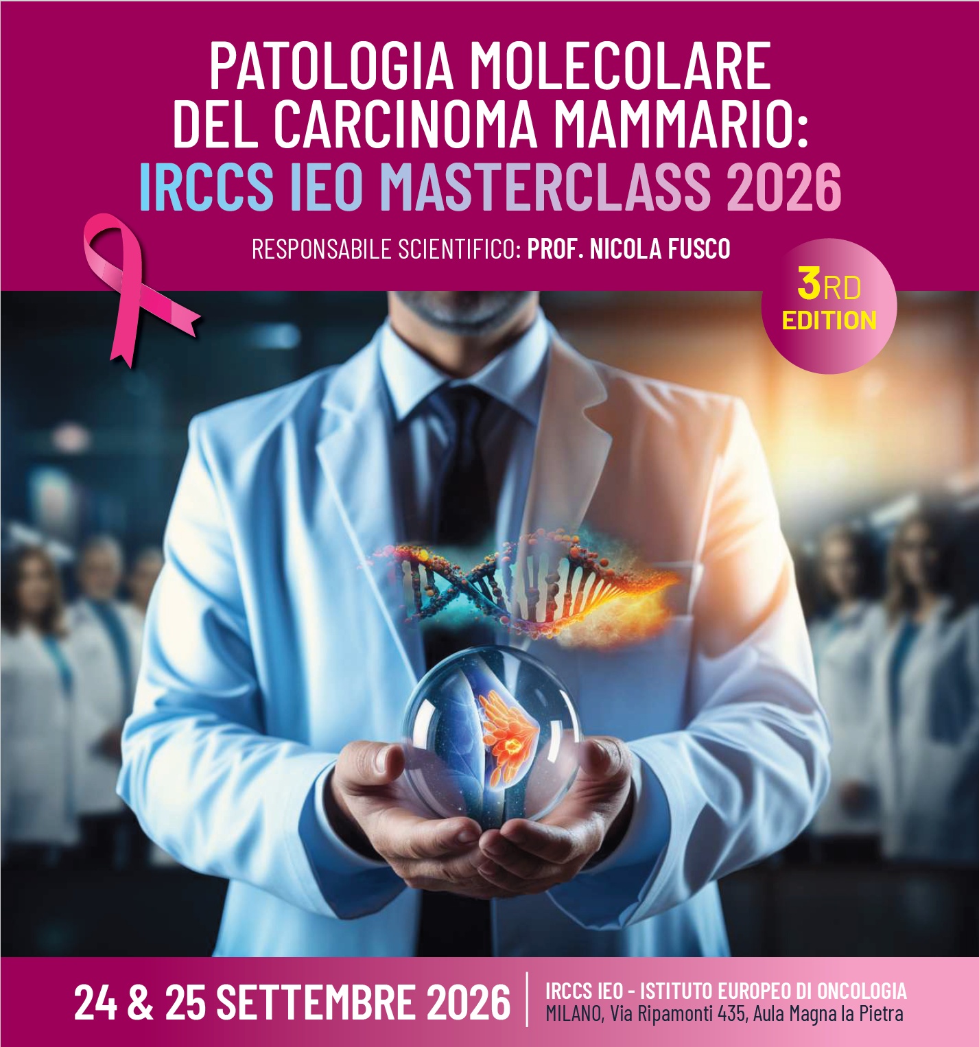 RESIDENZIALE (FSC) -  PATOLOGIA MOLECOLARE DEL CARCINOMA MAMMARIO: IEO MASTERCLASS 2026