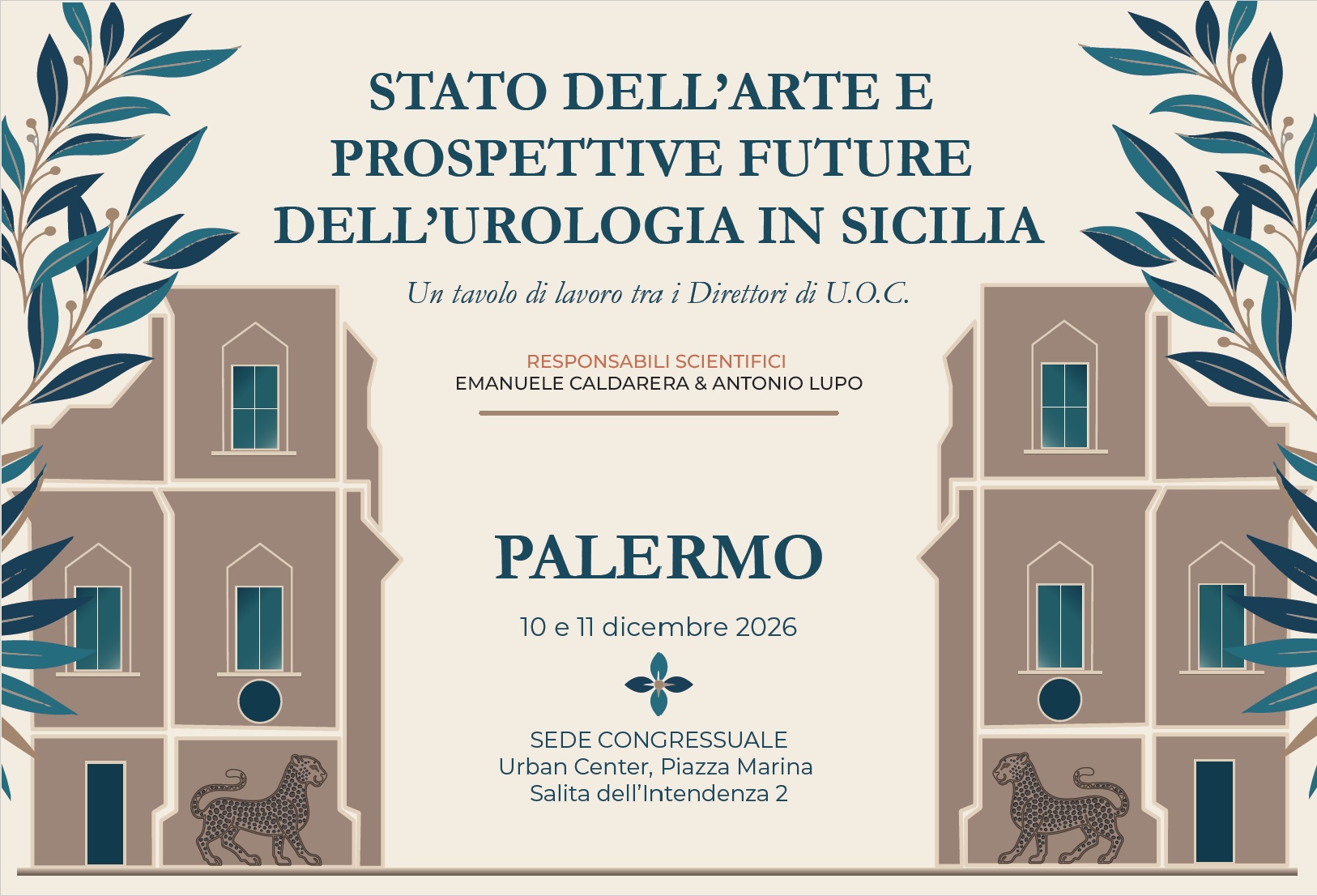 RESIDENZIALE - STATO DELL’ARTE E PROSPETTIVE FUTURE DELL’UROLOGIA IN SICILIA. UN TAVOLO DI LAVORO TRA I DIRETTORI DI UOC