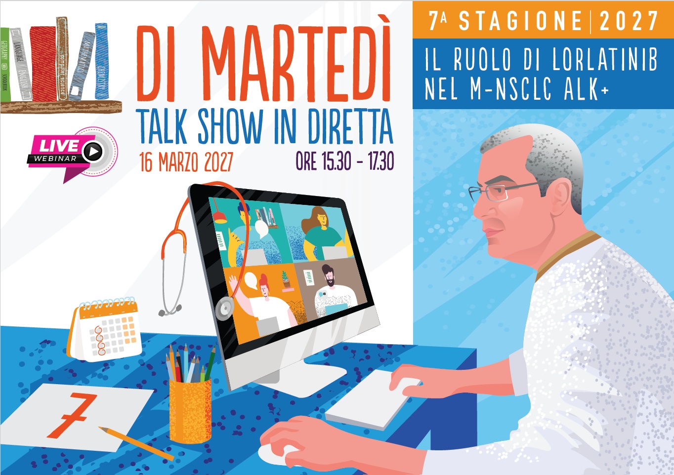 FAD - DI MARTEDI' TALK SHOW IN DIRETTA. IL RUOLO DI LORLATINIB NEL M-NSCLC ALK+